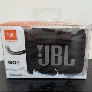 JBL GO 3 Bluetooth Speaker - Black and Red